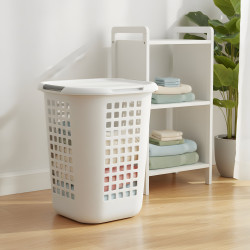 Plastic Laundry Basket 63 L